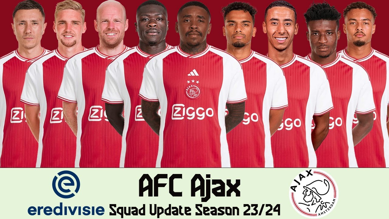 AFC Ajax Official Squad 2023/24 + New Player's | Eredivisie 23/24 |  @gtbkaphansport - YouTube
